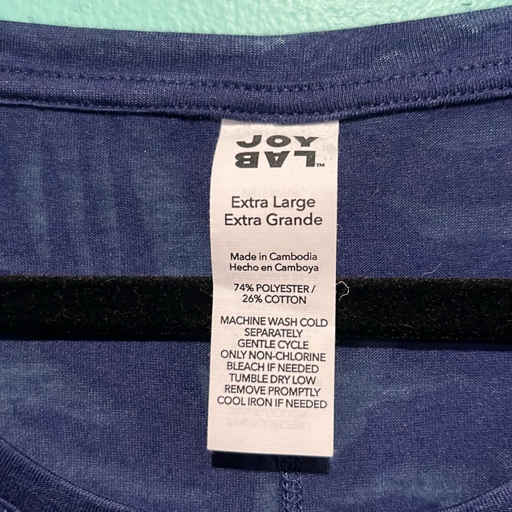 JoyLab, extra large tank top, navy blue - Picture 2 of 7